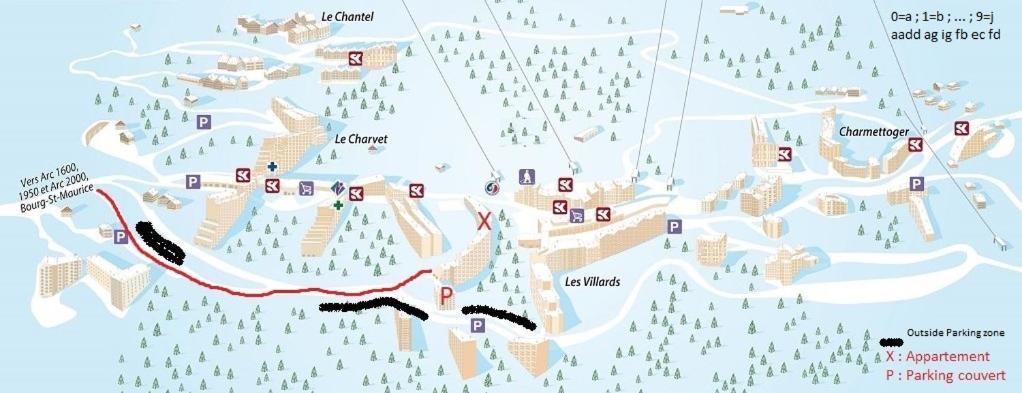 Les Arcs 1800, Nova 2, 6 Pers, Parking Couvert Gratuit Exterior foto